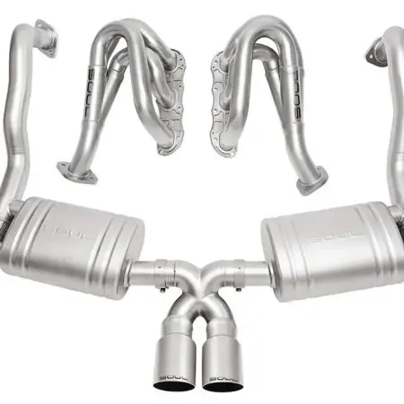 SOUL Performance Competition Exhaust Package with Tips for 981 Porsche Boxster Spyder / Cayman GT4
