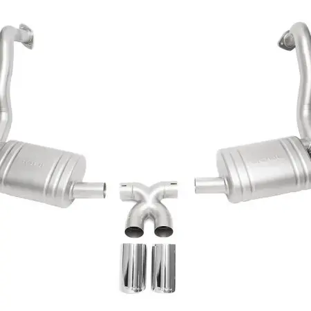 SOUL Performance Exhaust System with Dual Wall Tips for 981 Porsche Boxster Spyder / Cayman GT4 [POR.GT4.ESX.POT/POR.GT4.ESX.BC]