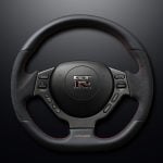 Mine's Leather Steering Wheel for R35 Nissan GT-R