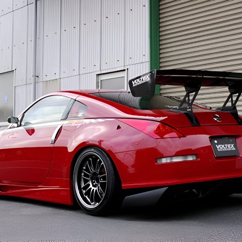 350z Wing Stillen Rear Wing Type One For 2003 2008 Nissan 350z Coupe