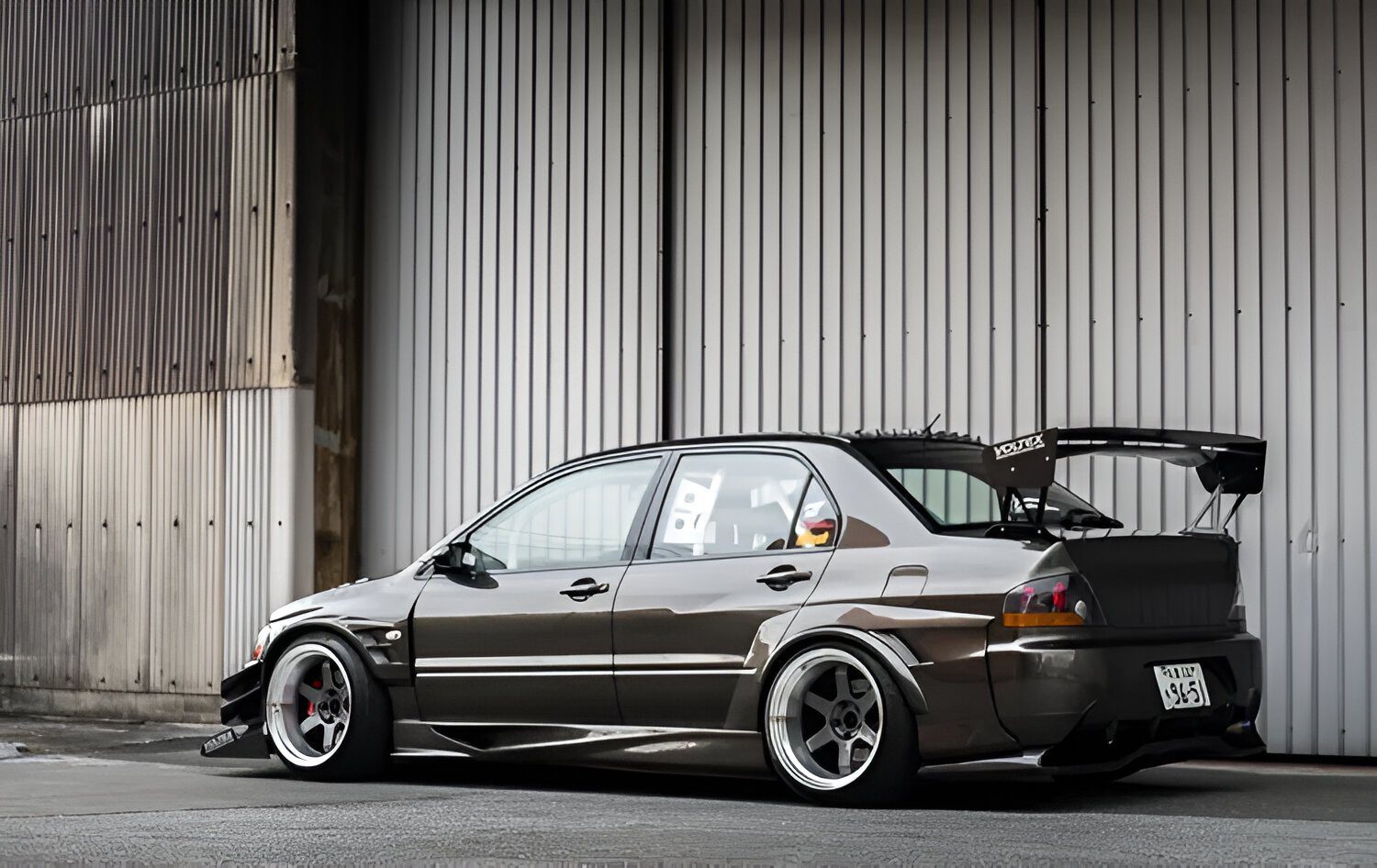 Voltex Rear Wide Fenders for CT9A Mitsubishi Lancer Evolution VII