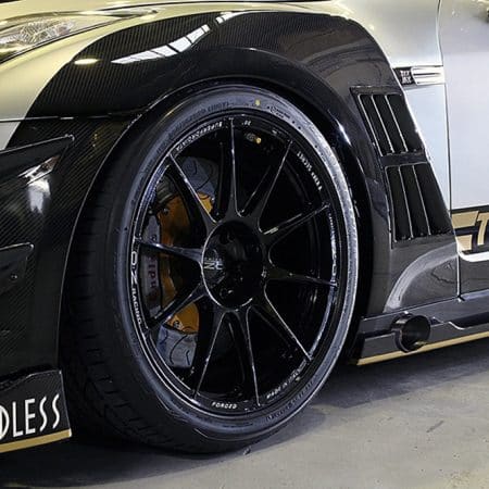 Top Secret Type 1 Front Wide Fenders for CBA / DBA-R35 Nissan GT-R (with TS front bumper kit)