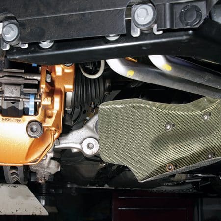 Top Secret Carbon Kevlar Front Brake Air Guides for R35 Nissan GT-R