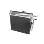 Top Secret Oil Catch Tank R35 GT-R in Polished - Upper Front Side View