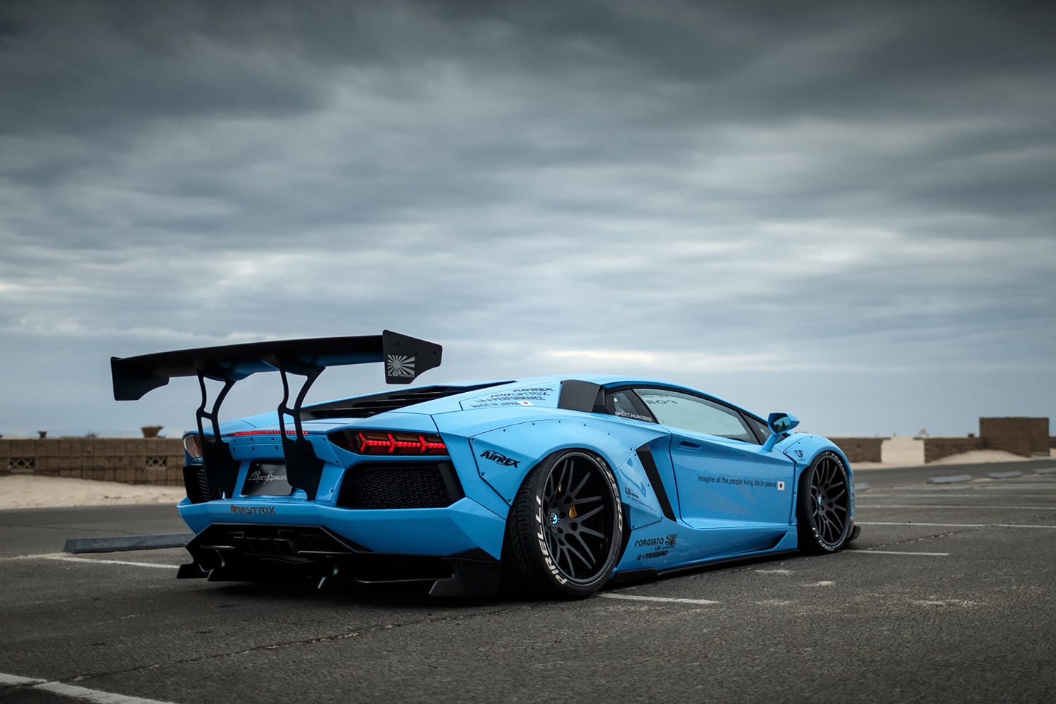 Liberty Walk LB-WORKS Widebody Kit for LP700-4 Lamborghini Aventador ...