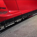Liberty Walk LB-WORKS Side Diffusers for Lamborghini Gallardo (pre-facelift) Installed - Close View