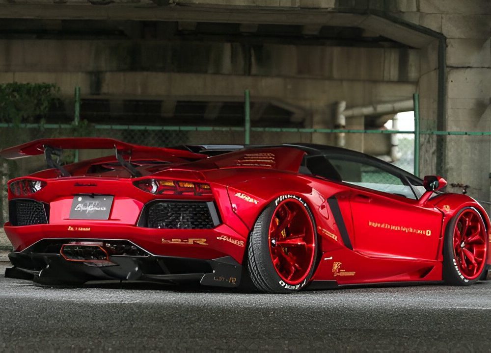 Liberty Walk LB-WORKS Type-I Ver. 1 Rear Diffuser for LP700-4 Lamborghini Aventador
