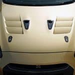 Top Secret Aero Bonnet GT-R CBA / DBA-R35 in Carbon Fiber, Installed on Gold GT-R - Top View of Hood