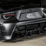 Kuhl Rear Diffuser High Grade FRP for 2011-16 Toyota 86/FR-S [ZN6] Installed Rear Side