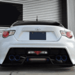 Kuhl Ver1 Rear Bumper High Grade FRP for 2011-20 Toyota 86/FR-S [ZN6] Installed Rear View