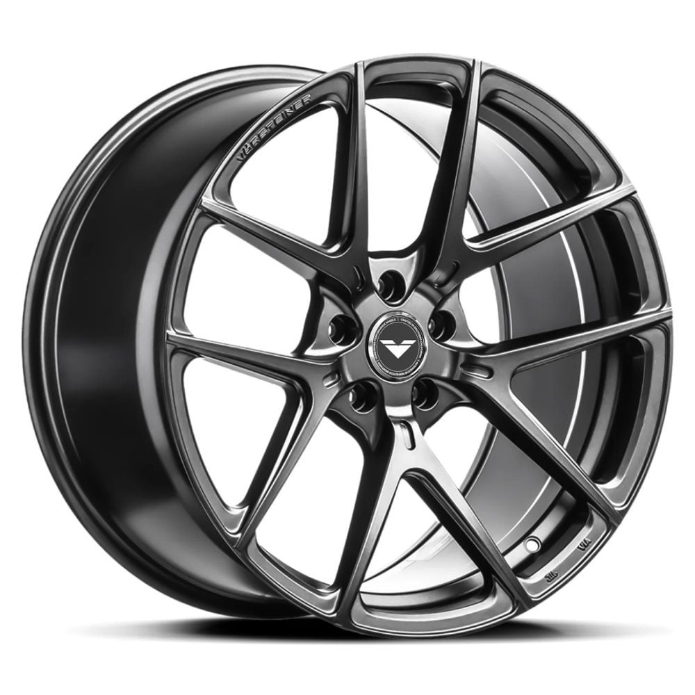 Vorsteiner Carbon Graphite V-FF 101 Wheel Set for 997 Porsche 911 (narrow body) - Front Side View of Wheel