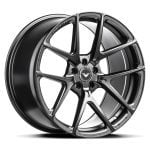 Vorsteiner Carbon Graphite V-FF 101 Wheel Set for 997 Porsche 911 (narrow body) - Front Side View of Wheel