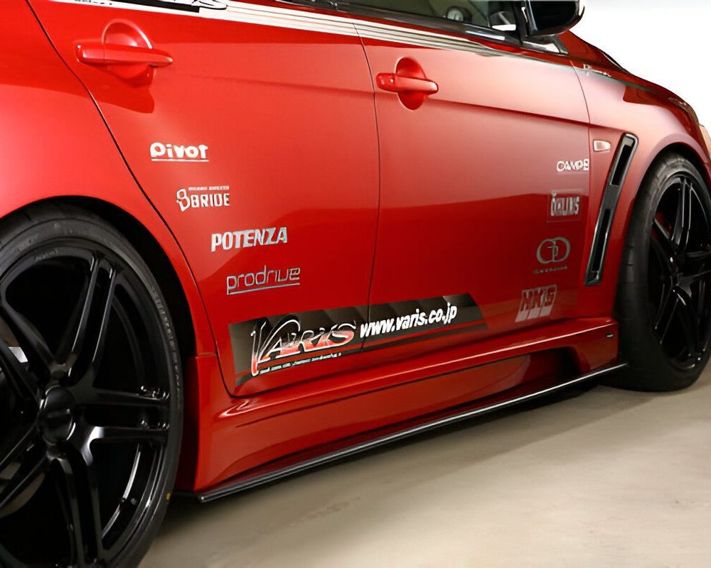 Varis Side Skirt Set Ver.1 for CZ4A Mitsubishi Lancer Evolution X