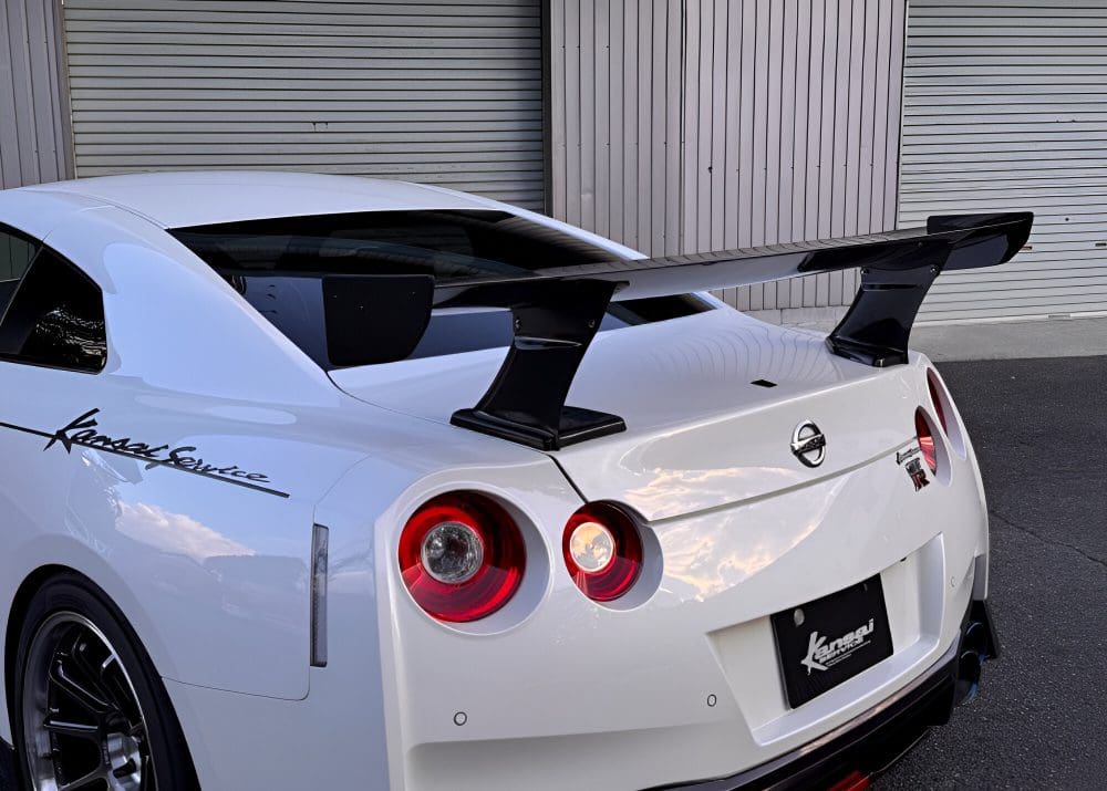 Kansai Service Carbon Rear Wing for R35 Nissan GT-R 