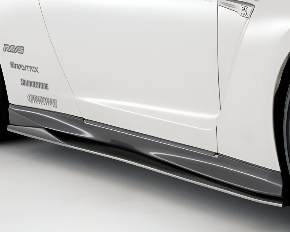 Varis Magnum Opus '18 Ver. Side Skirt Under Board Set for EBA-R35 Nissan GT-R