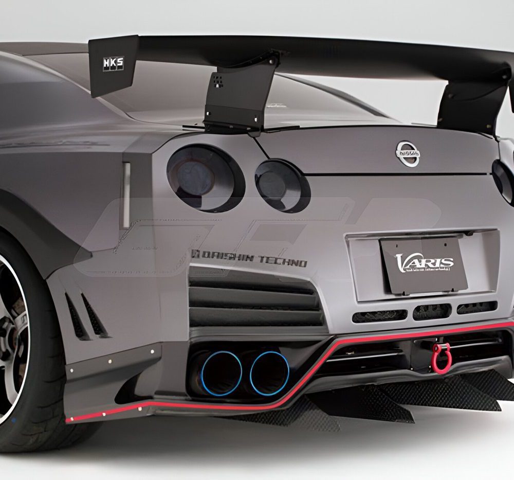 Varis KAMIKAZE-R Circuit Ver. Rear Over Fender Set for CBA-R35