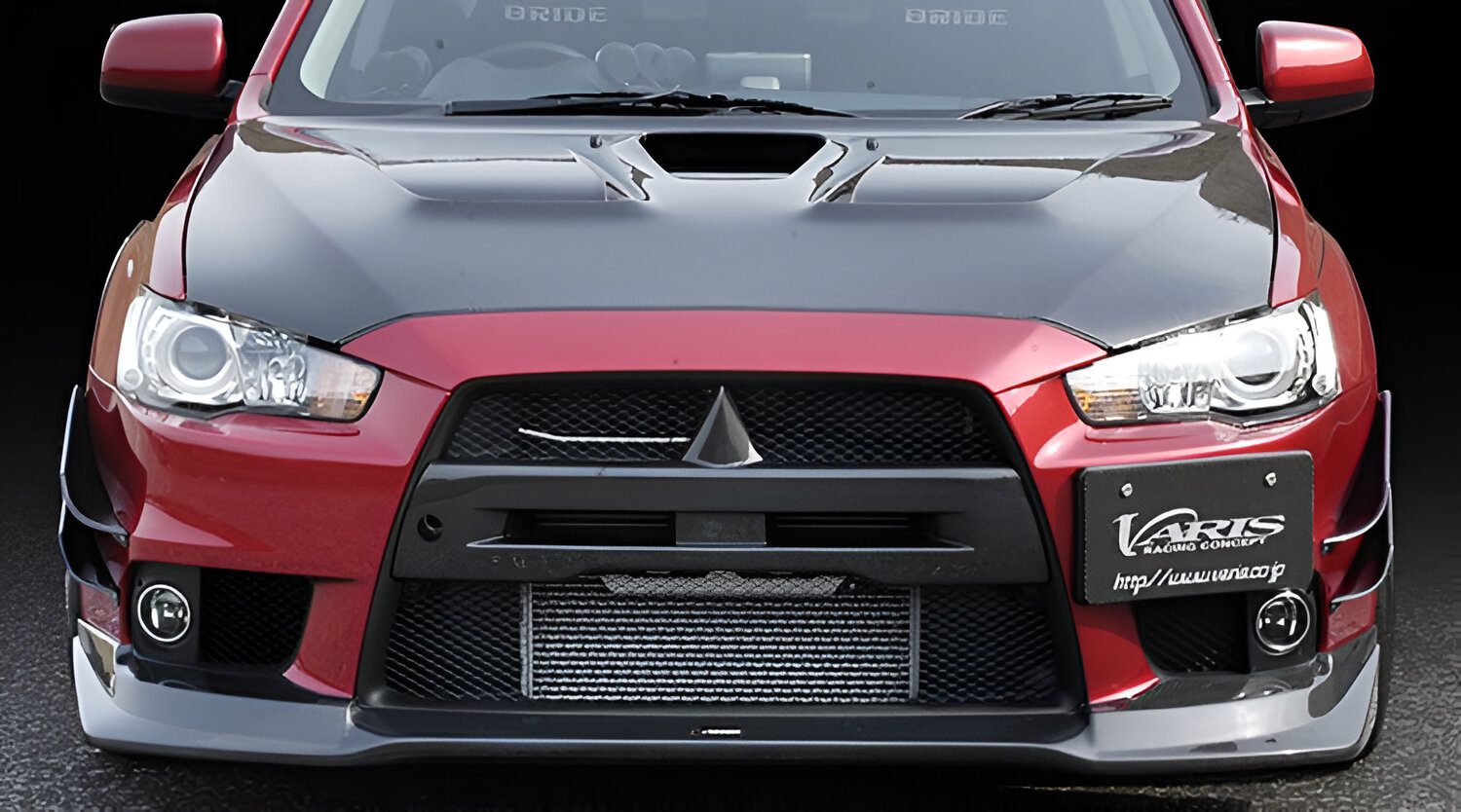 Varis Cooling Bonnet Hood Version 1 for CZ4A Mitsubishi Lancer 