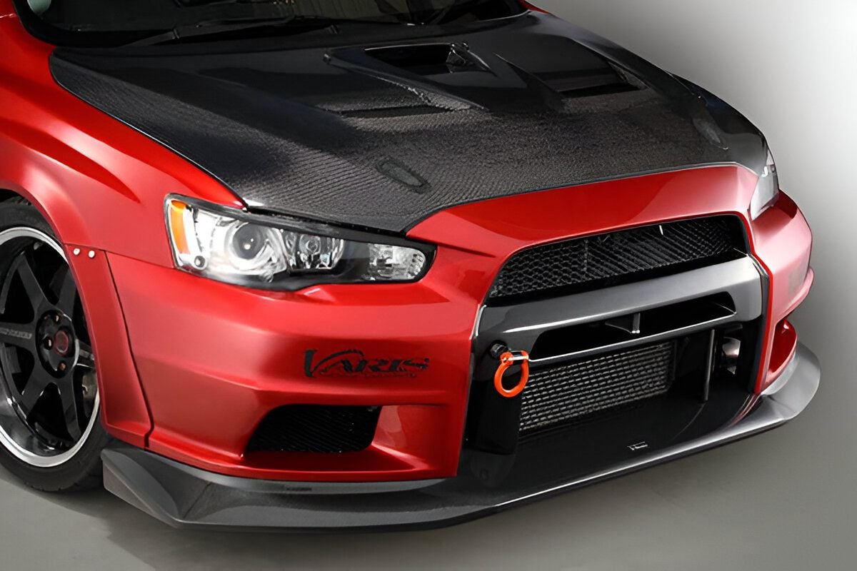 Varis Cooling Bonnet Hood Version 1 for CZ4A Mitsubishi Lancer 