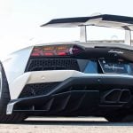 Liberty Walk LB★PERFORMANCE Rear Diffuser for LP740-4 Lamborghini Aventador S Installed