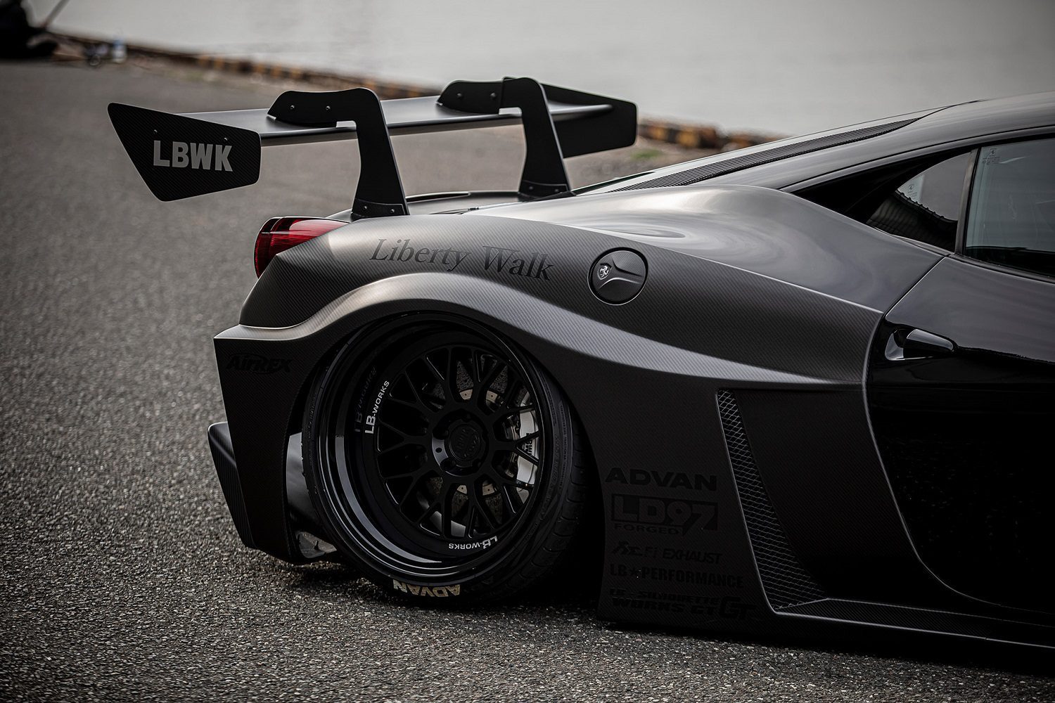 Liberty Walk LB-Silhouette GT Rear Wing for Type 142 Ferrari 458