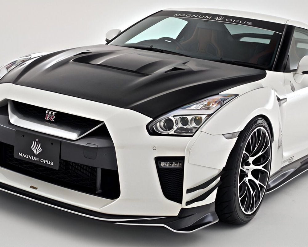 Varis Magnum Opus '18 Ver. Front Wide Fender Set w/ Extension Covers for EBA-R35 Nissan GT-R