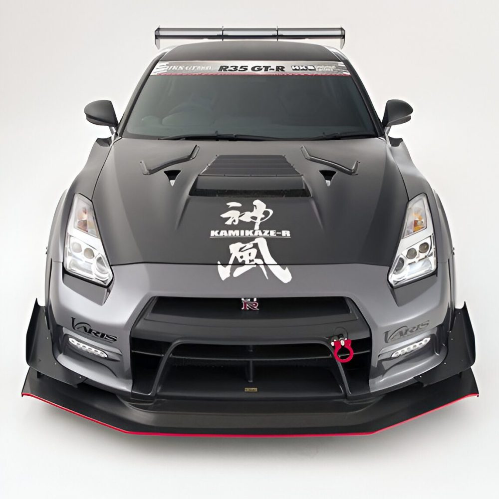 Varis KAMIKAZE-R Super Sonic Ver.2 Cooling Bonnet Hood for CBA-R35