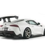 Varis Arising-I Carbon Rear Shroud for A90 / A91 Toyota GR Supra - Installed White A90