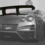 Top Secret GT-R ST2 GT Wing, Installed on GT-R, Highlighted