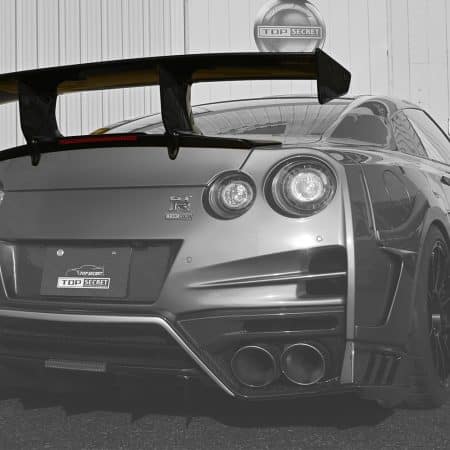Top Secret Half Carbon ST2 GT Wing for R35 Nissan GT-R
