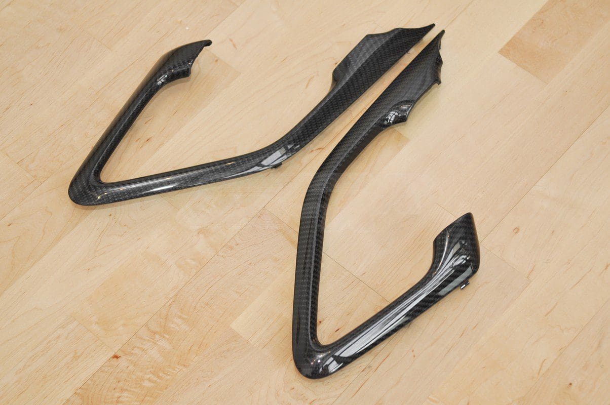 GT-RR Carbon Fiber Door Handle Surrounds for 2009-19 Nissan GT-R