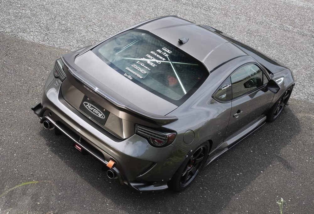 柘榴 SOLID & JOKER 86 Front Bumper w/12k Carbon Lip FOR 2012-16