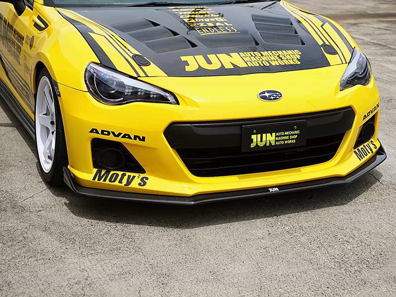jun① JUN Carbon Front Lip Spoiler for 2012-16 Toyota 86/Subaru BRZ [ZN6