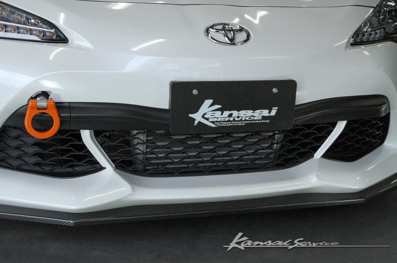 FRS【即購入可】になります。 Kansai Service Carbon Front Lip for 2017-19 Toyota 86/FR-S [ZN6