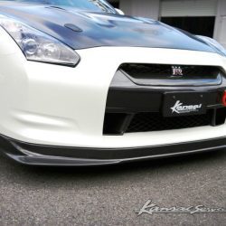 Kansai Service Carbon Fiber Front Lip Spoiler for 2009-16 Nissan
