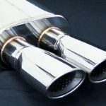 Artisan Spirits Rear Piece Muffler (Dual Pipe, Dual Exit with Silencer)-0