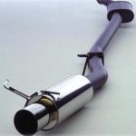 HKS Hi-Power Exhaust; Coated Stainless Steel Piping, With Silencer-0