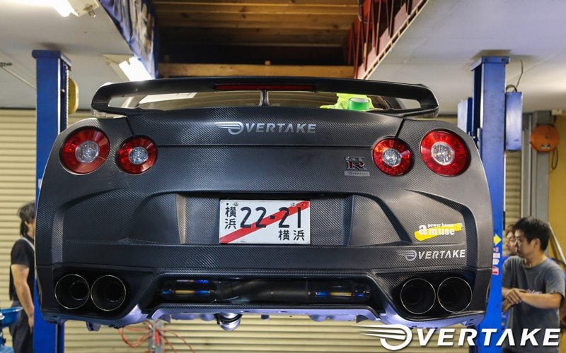 Overtake Dry Carbon Rear Bumper-0