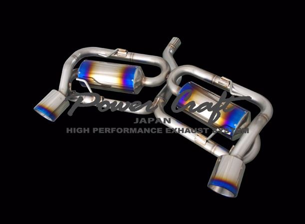 Powercraft Tornado Exhaust Muffler System, SUS + Ti-0