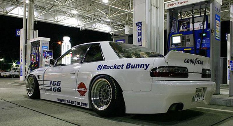 Rocket Bunny Rear Bumper Version 1 for Nissan Silvia/240SX