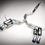 Rowen Heat Blue Titan Exhaust System for Subaru STI VAB