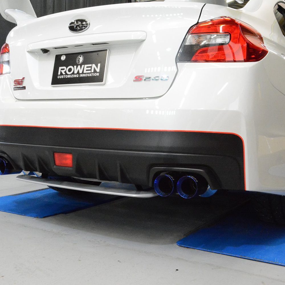 Rowen Heat Blue Titan Exhaust (Racing-Spec) for 2015-20 Subaru WRX