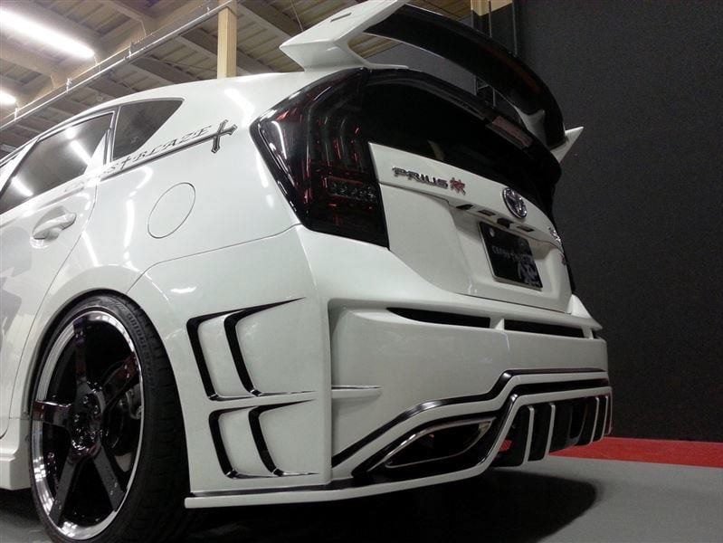 Tommy Kaira-Rowen Rear Bumper Ver. III (4 Pipe Muffler Specification), FRP-0