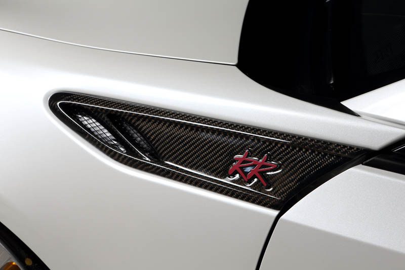 Tommykaira Front Fender Accent, FRP, Wet Carbon-0