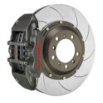 2017+ Nissan GT-R - Brembo Race System Big Brake Kit (Front) - clear hard anodized-ty5