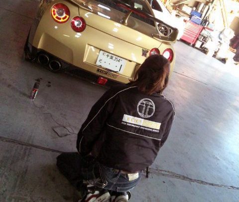 Shop Car Spotlight - Top Secret Gold GT-R
