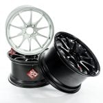 Volk Racing CE28SL Rims, Stack of Black and White