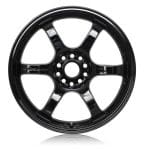 Gram Lights 57DR 17×9.0 +38 5-100 GLOSSY BLACK