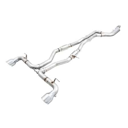 AWE Track Edition Exhaust – 5in Chrome Silver Tips for A90/A91 Toyota GR Supra [3015-32116]