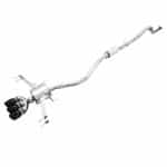 AWE Tuning Touring Edition Exhaust w/Front Pipe and DualPhase Mid Pipe - Diamond Blk Tips for FK8 Civic Type R