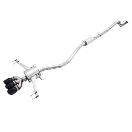 AWE Tuning Track Edition Exhaust w/Front Pipe and Triple Black Diamond Tips for FK8 Civic Type R [3020-53002]